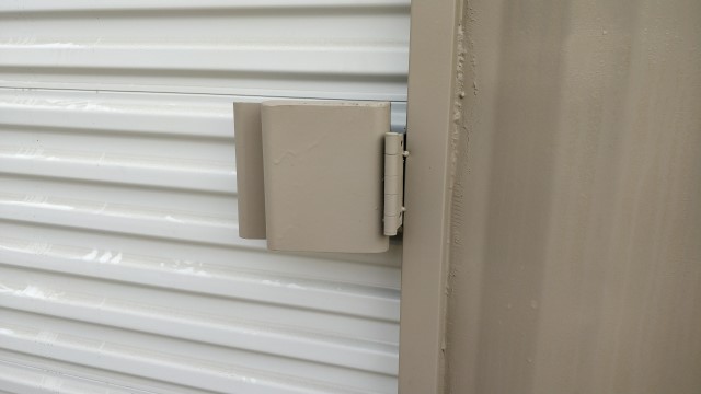 Roll-up door lockbox for storage containers for sale