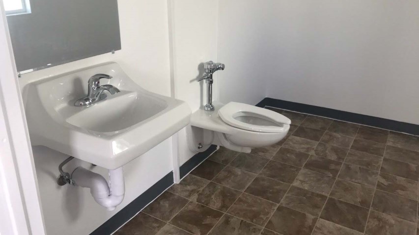 toilet and sink in shipping containers for sale