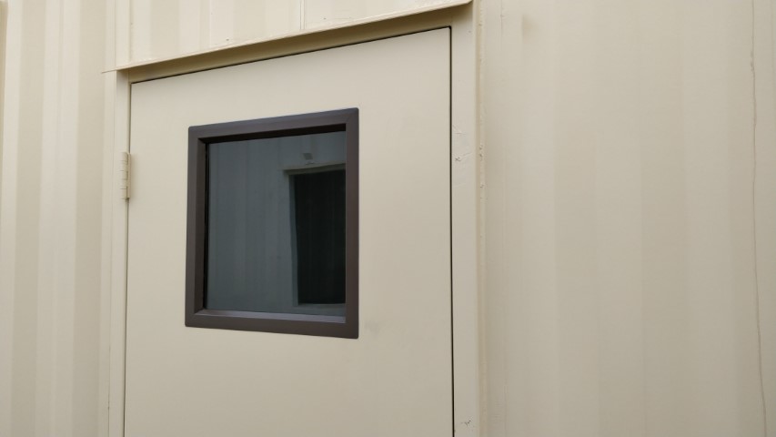 Personnel man door window for shipping container for sale