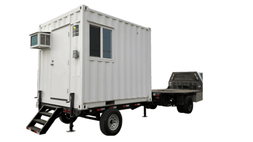 10ft mobile office container with trailer for sale