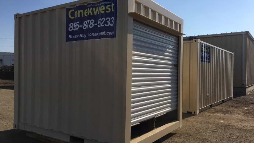 10ft storage container with roll-up door for sale