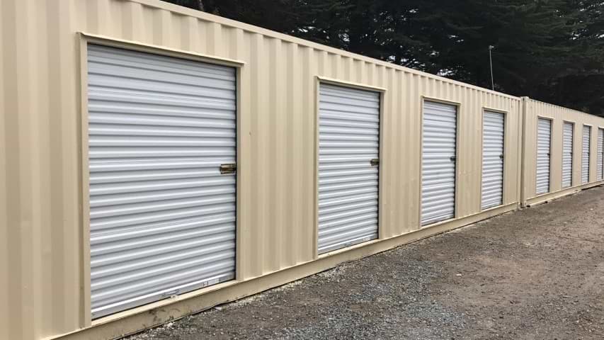 Shipping Container with Roll-Up Doors