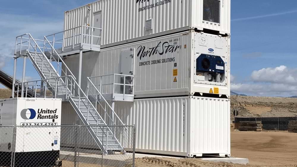 three stories container structure