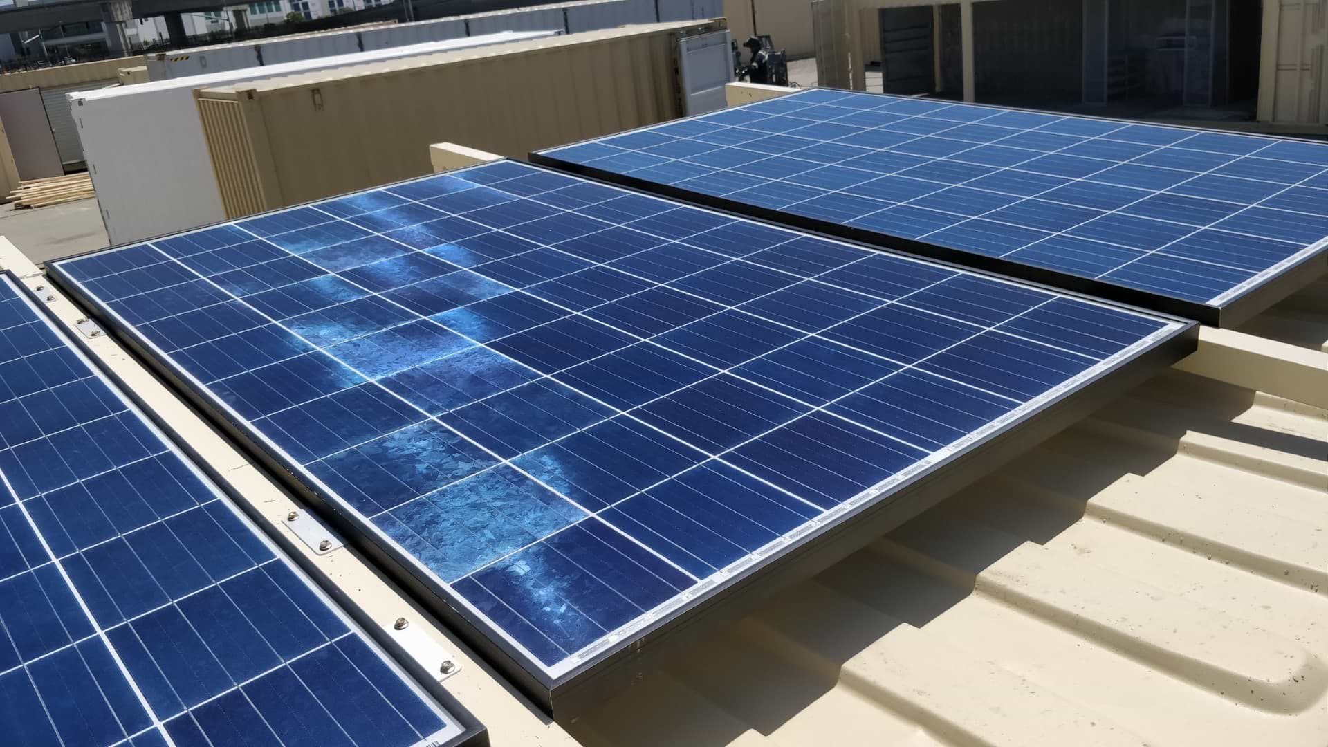 Solar power for shipping containers for sale