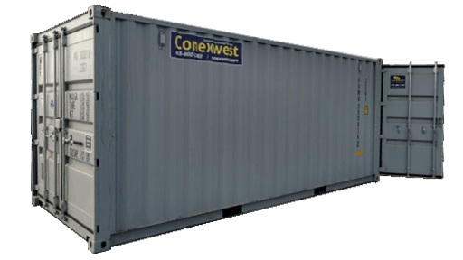New 20ft shipping container with doors on both ends for sale