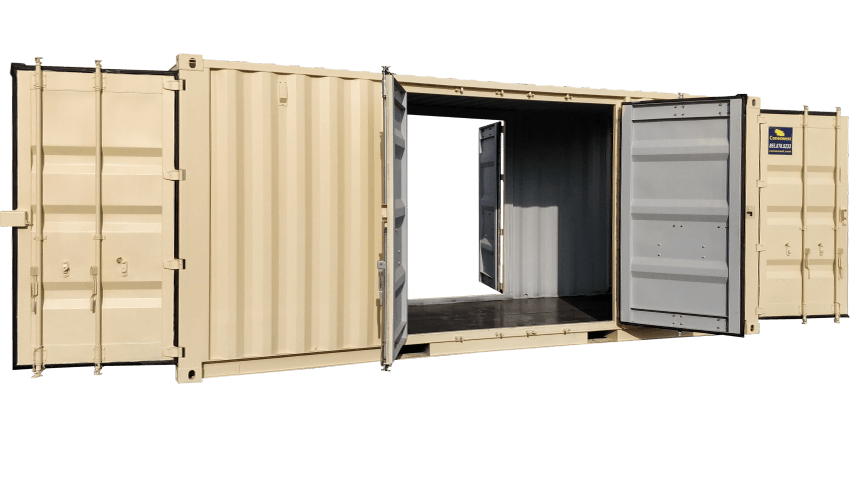 20ft quad door shipping container for sale