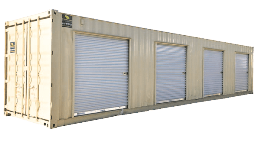 40ft storage containers with Roll-Up doors for sale