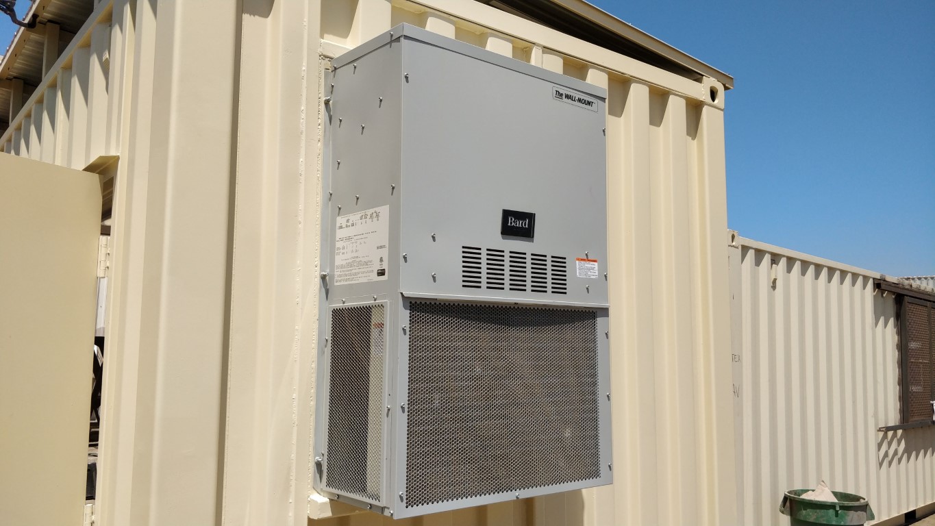 Bard HVAC air conditioner units for shipping container for sale