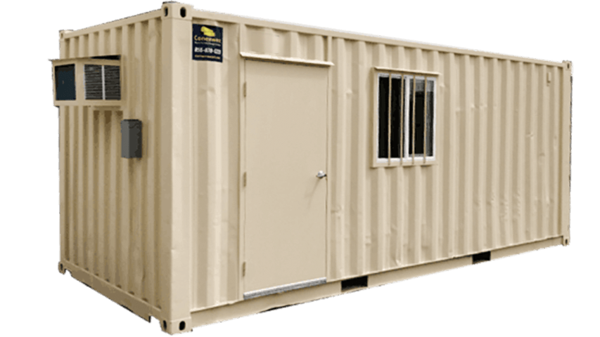20ft combo office plus storage container for sale