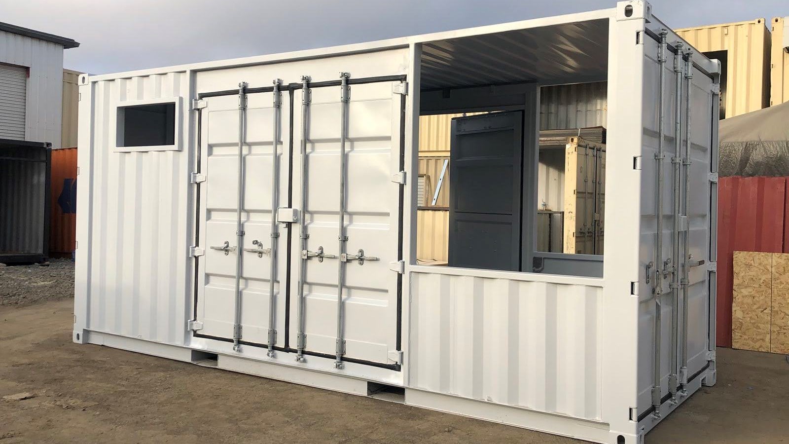 20ft container machinery enclosure