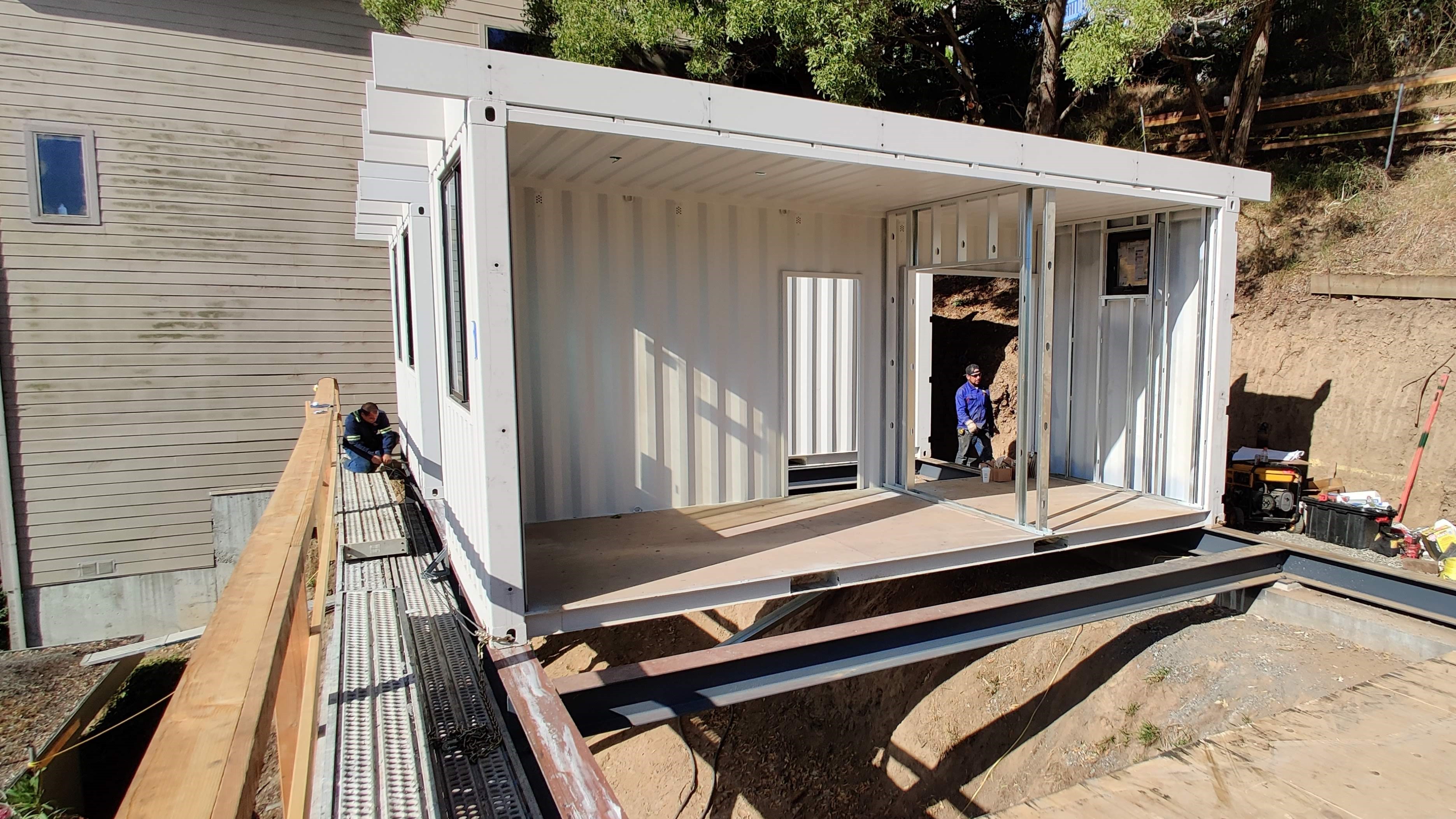 container house project in San Francisco