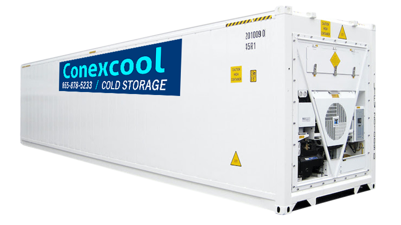 Rental 40ft High Cube Refrigerated ISO Container 408-480 V 3 Ph 25 Amp
