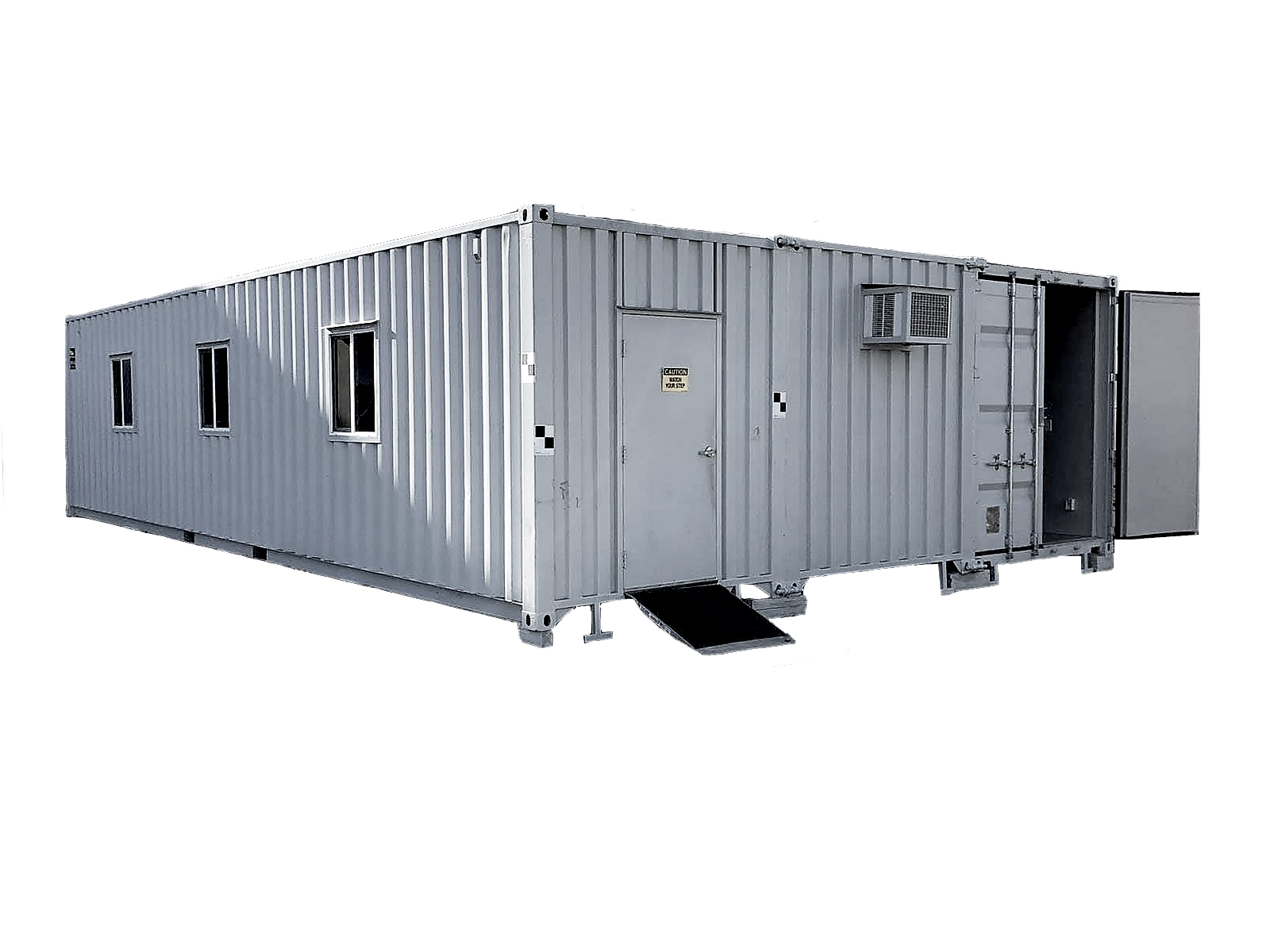 Custom designed conjoined 40ft shipping containers for sale