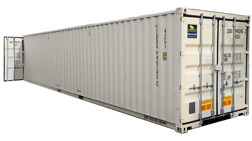 40ft shipping container with doors on both ends for sale