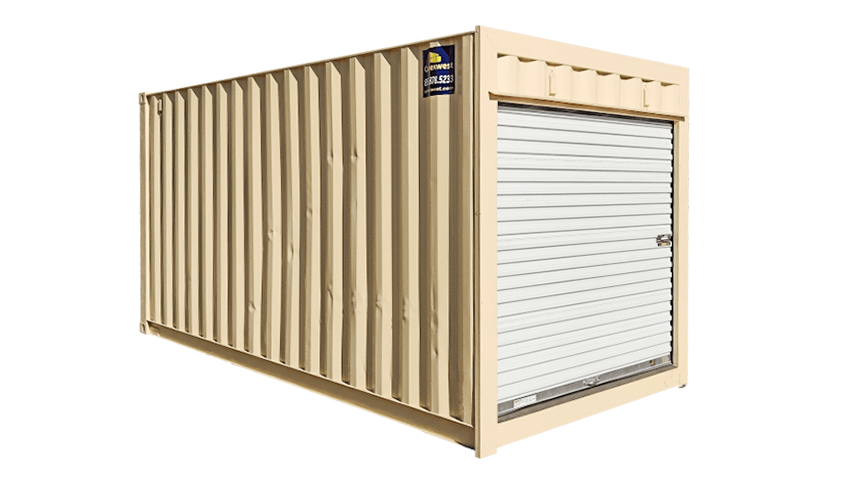 16ft storage containers with roll up door for sale