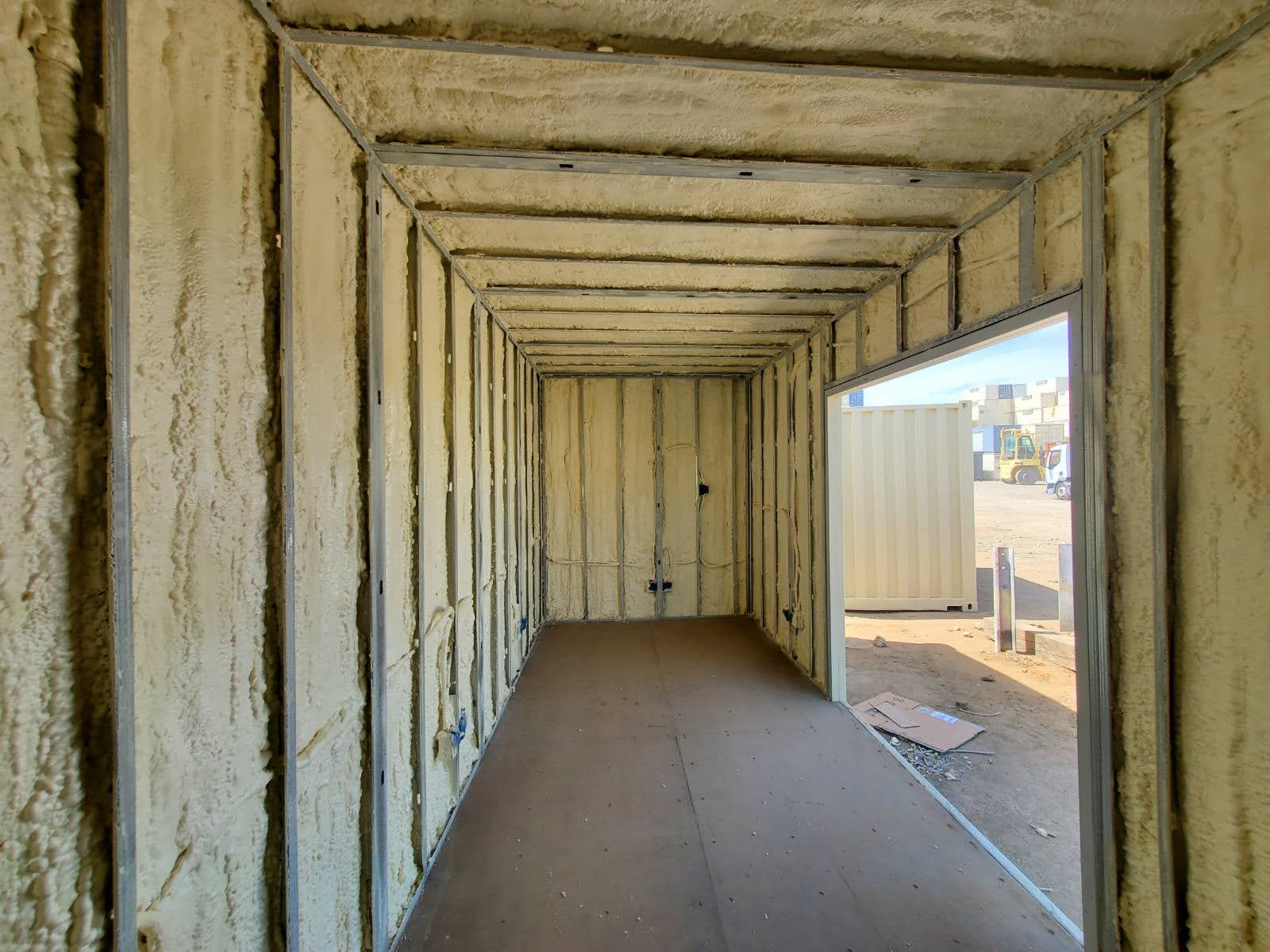 Spray Foam for Shipping Container
