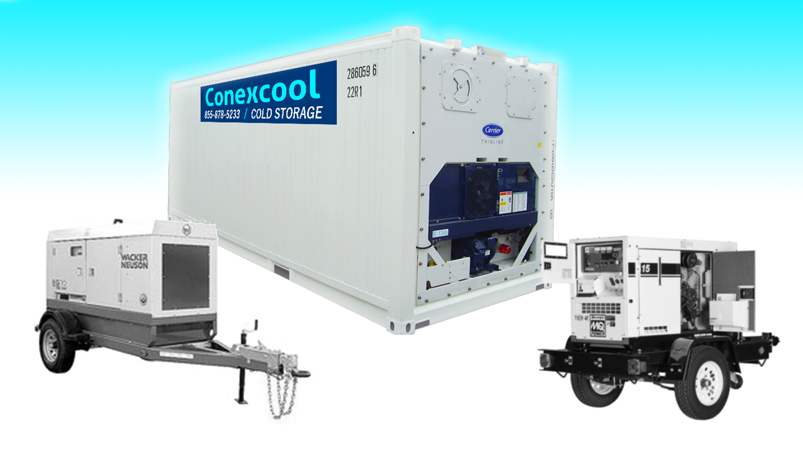 Generator for your shipping container