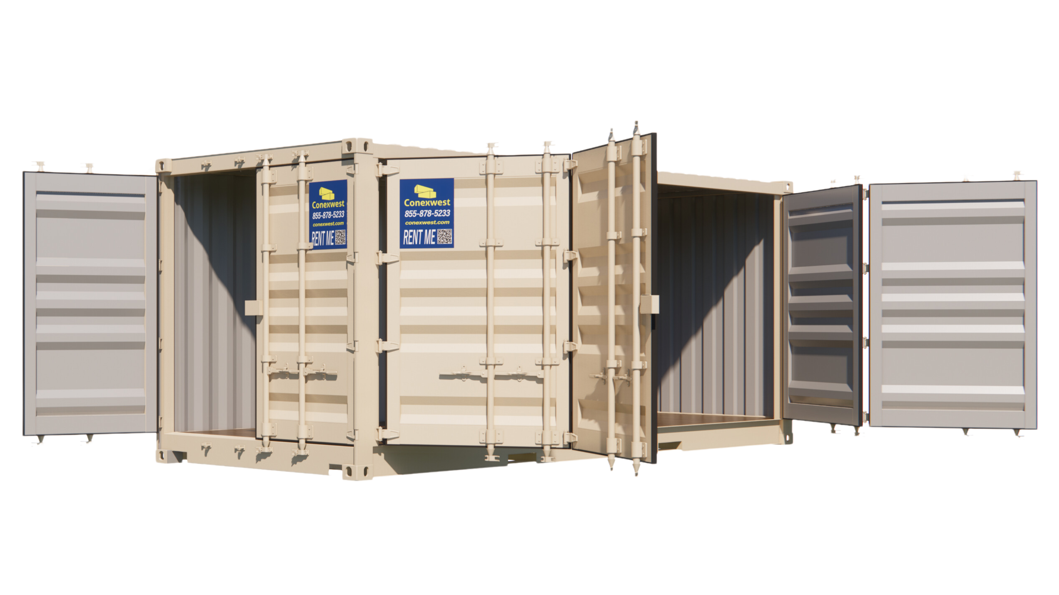 20ft Open Side Storage Container for Rent