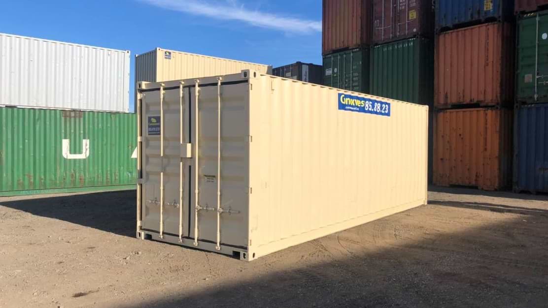 Refurbished 24ft storage container for sale