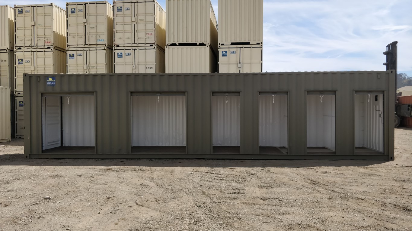 8ft Wide shipping container roll up door