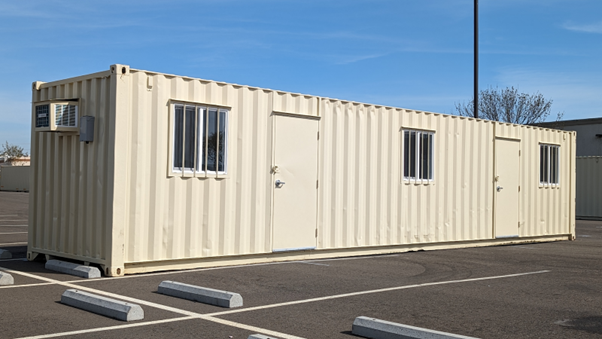 40ft ground level office container