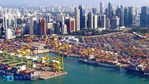 Guangzhou port in China