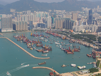 Port in Hong Kong