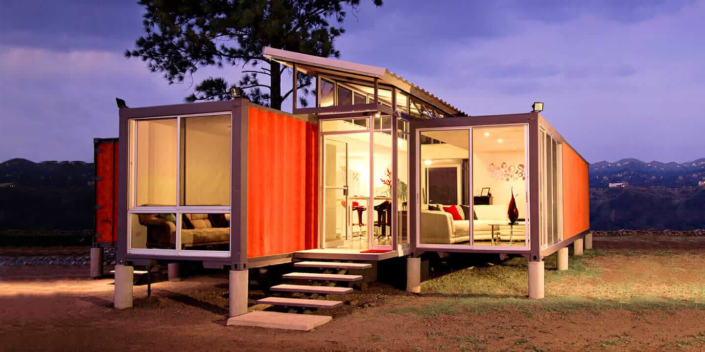 Shipping container houses