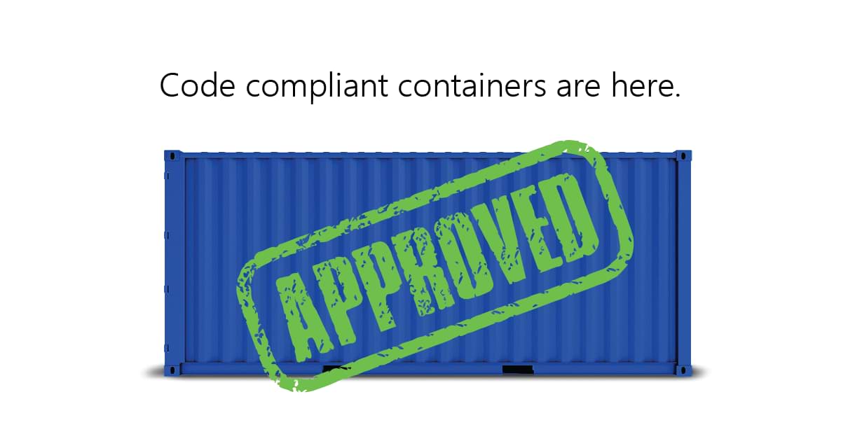 Code compliant containers