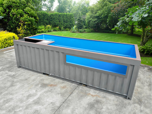 shipping container swimming pools conexwest cut storage container
