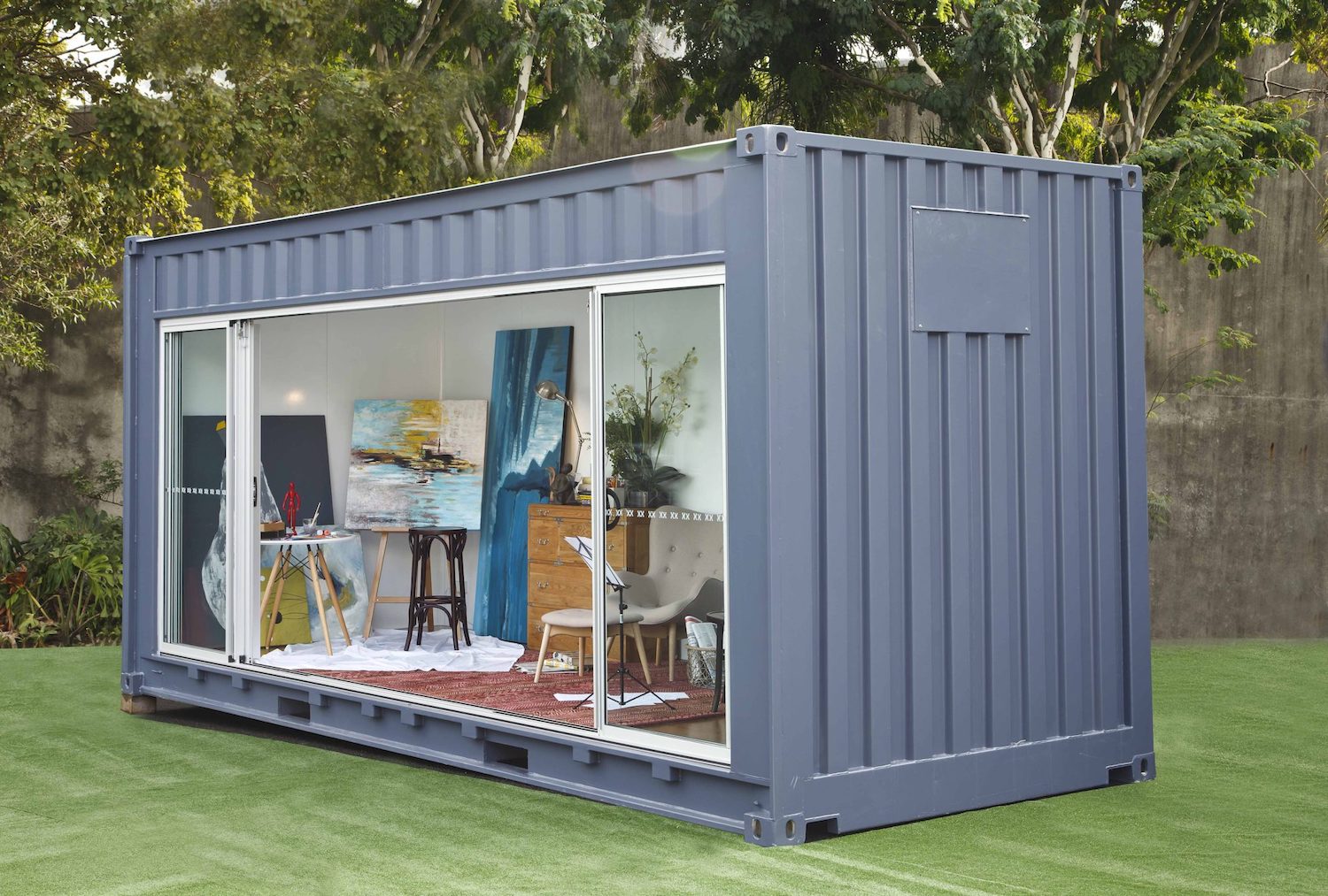 Shipping container studio