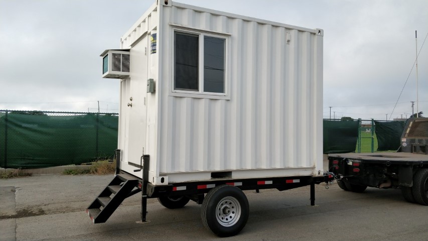 10ft mobile office container with trailer for sale near me | Conexwest