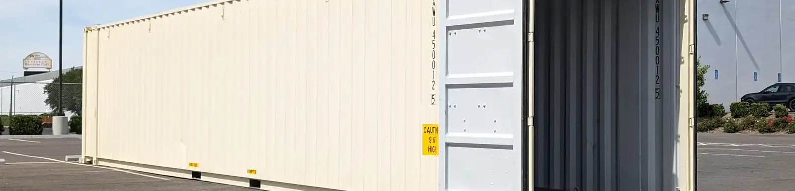 45ft high cube storage container for rent