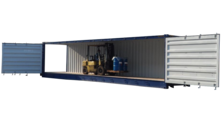 40ft high cube open side shipping container