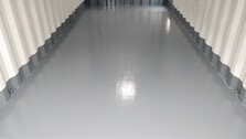 Epoxy floor for shipping container