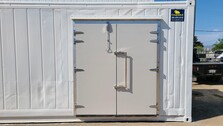 6ft wide cold storage 40ft refrigerated container double butcher door