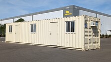 40ft On-Site Mobile Ground Level Office Container for Rent